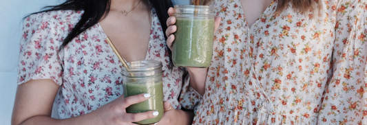 Strawberry Banana Green Smoothie