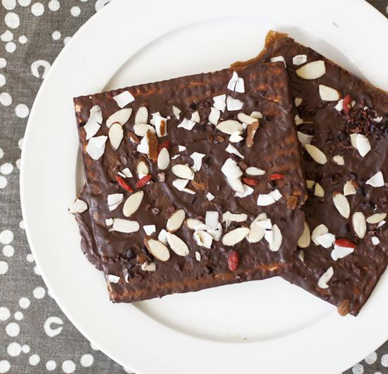 Salted Chocolate Matzah Toffee Recipe