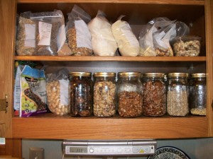 Basic raw food equipment and staples for the kitchen